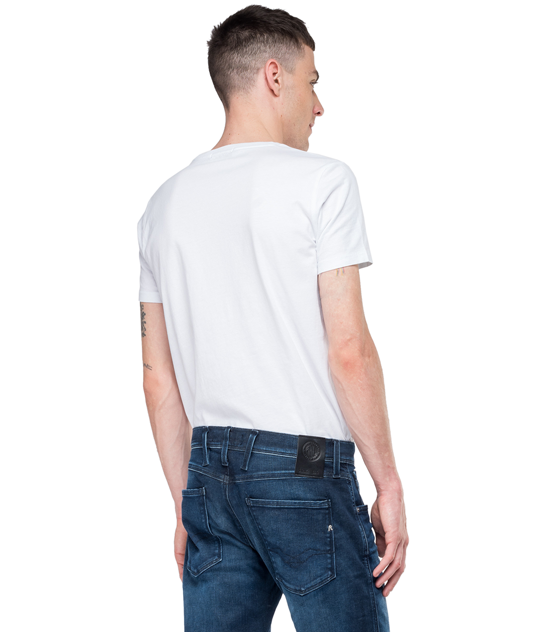 11.5 OZ HYPERFLEX CLOUDS ANBASS ブルー ストレッチデニム 詳細画像 ダークブルー 2